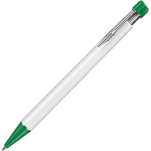 Kugelschreiber EMPIRE , Ritter-Pen, minz-grün/weiß, ABS-Kunststoff, 14,50cm (Länge), Bild 2