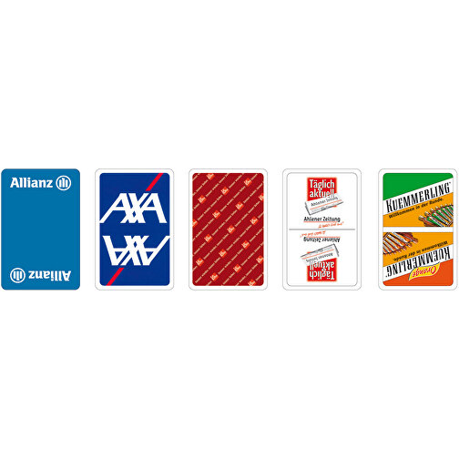 Rommé/Canasta/Bridge Frz. Bild , 320 g/m² Spielkartenkarton, 2,50cm x 9,60cm x 12,90cm (Länge x Höhe x Breite), Bild 3