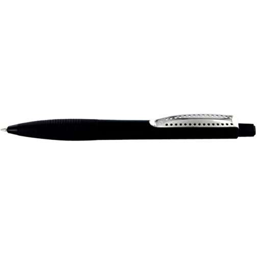 Kugelschreiber CLUB , Ritter-Pen, schwarz, ABS-Kunststoff, 14,20cm (Länge), Bild 3