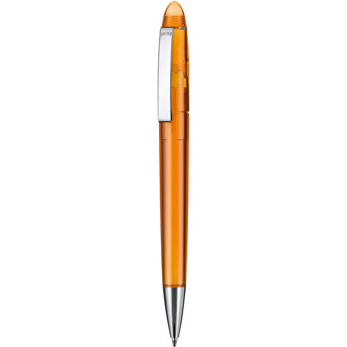Kugelschreiber HAVANA TRANSPARENT , Ritter-Pen, flamingo, ABS, Metall, 14,30cm (Länge), Bild 1