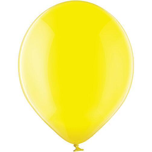 Kristallluftballon In Kleinstmengen , gelb, Naturkautschuk, , Bild 1
