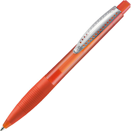 Kugelschreiber CLUB TRANSPARENT , Ritter-Pen, flamingo, ABS-Kunststoff, 14,20cm (Länge), Bild 2