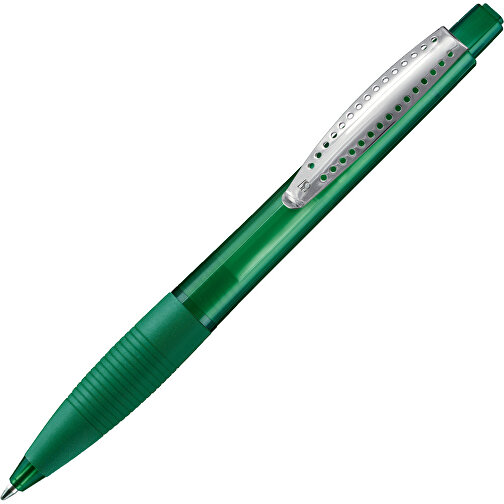 Kugelschreiber CLUB TRANSPARENT , Ritter-Pen, limonen-grün, ABS-Kunststoff, 14,20cm (Länge), Bild 2