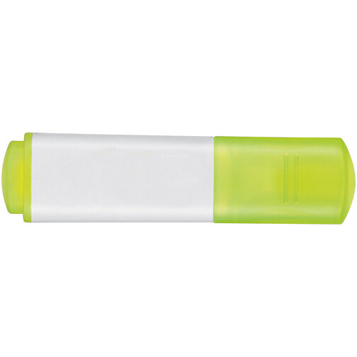 Textmarker MINISSIMO , Ritter-Pen, gelb-neon/weiss, PP-Kunststoff, 6,90cm (Länge), Bild 3
