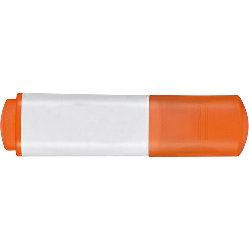 Textmarker MINISSIMO , Ritter-Pen, orange-neon/weiß, PP-Kunststoff, 6,90cm (Länge), Bild 3
