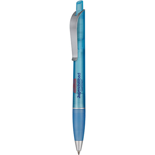 Kugelschreiber Bond Frozen , Ritter-Pen, karibik-blau, ABS-Kunststoff, 14,30cm (Länge), Bild 1