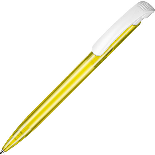 Kugelschreiber Clear Transparent S , Ritter-Pen, ananas-gelb, ABS-Kunststoff, 14,80cm (Länge), Bild 2