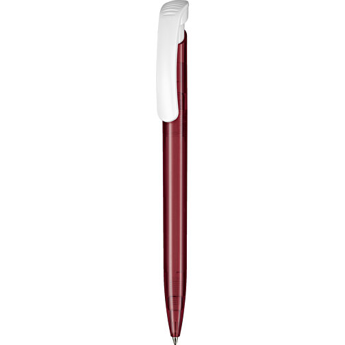 Kugelschreiber Clear Transparent S , Ritter-Pen, rubin-rot, ABS-Kunststoff, 14,80cm (Länge), Bild 1