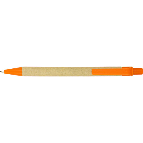 Kugelschreiber Kopenhagen , Promo Effects, orange, Pappe, Kunststoff, 13,80cm (Länge), Bild 5
