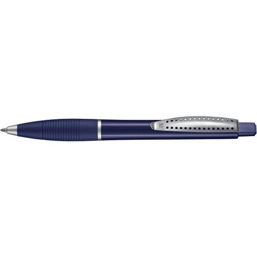 Kugelschreiber Club SI , Ritter-Pen, azur-blau, ABS-Kunststoff, 14,20cm (Länge), Bild 3