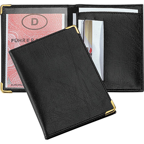 CreativDesign Bolsa para tarjetas de identidad 'Budget' negra, Imagen 1
