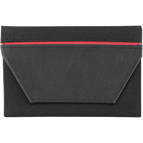 CreativDesign Väska för identitetskort 'ColourStripe' svart/röd, Bild 1