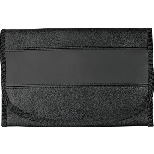 CreativDesign Wagenpapiertasche 'LookPlus' Schwarz/schwarz , schwarz, PU, 24,50cm x 16,00cm (Länge x Breite), Bild 1