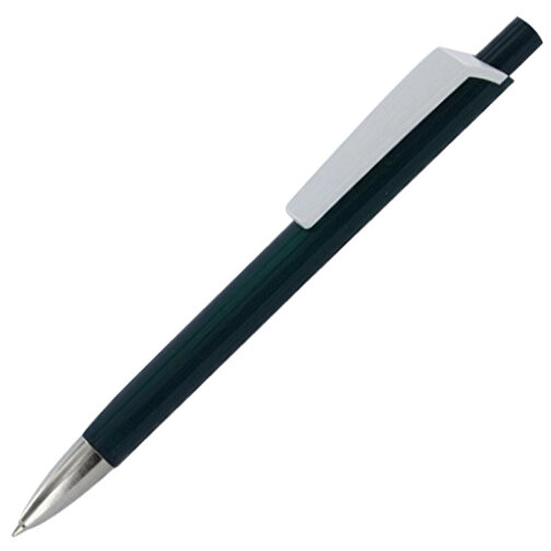 Kugelschreiber Tri-Star Transparent S , Ritter-Pen, smaragd-grün, ABS-Kunststoff, 14,00cm (Länge), Bild 2
