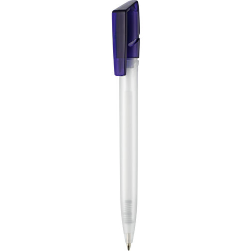 Kugelschreiber TWISTER FROZEN , Ritter-Pen, ozean-blau/weiss, ABS-Kunststoff, 14,50cm (Länge), Bild 1