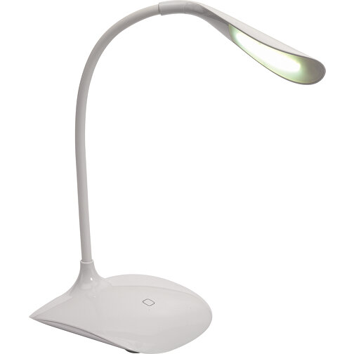 Schreibtisch-Lampe SWAN , weiß, Kunststoff, 11,00cm x 28,00cm x 10,00cm (Länge x Höhe x Breite), Bild 1