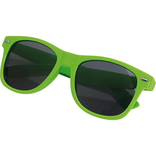 Sonnenbrille STYLISH , grün, Kunststoff / Polyacryl, 1,00cm (Länge), Bild 1