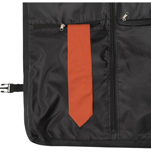 Kleidersack SMOKING , schwarz, 600D Polyester, 110,00cm x 6,00cm x 55,00cm (Länge x Höhe x Breite), Bild 6