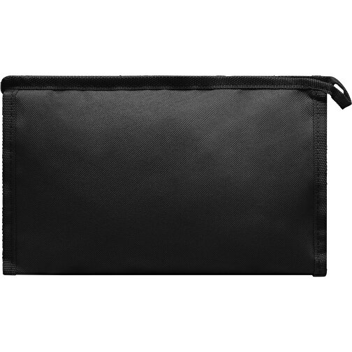 Kulturtasche NIGHT &  DAY , schwarz, 600D Polyester, 28,00cm x 8,50cm x 18,00cm (Länge x Höhe x Breite), Bild 3