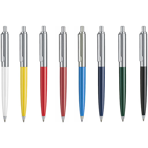 Kugelschreiber KNIGHT , Ritter-Pen, signalrot, ABS + Metall, 13,40cm (Länge), Bild 4