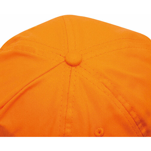 5-Panel-Cap FAVOURITE , orange, 100% Baumwolle, 180 g/m², 1,00cm (Länge), Bild 6