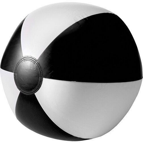 Aufblasbarer Wasserball Aus PVC Lola , schwarz/weiß, PVC 0,15 mm, , Bild 1
