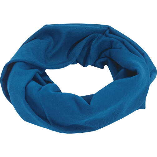 Multifunktionstuch TRENDY , royalblau, 100% Polyester, 24,50cm x 47,00cm (Länge x Breite), Bild 1
