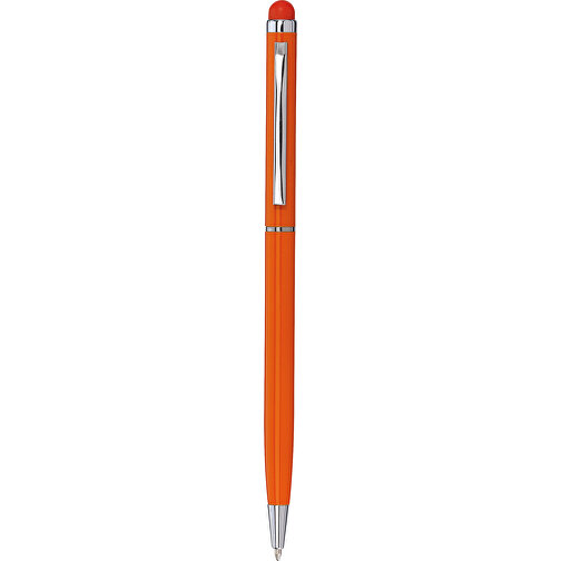 Kugelschreiber SMART TOUCH COLOUR , orange, Aluminium, 13,60cm (Länge), Bild 1