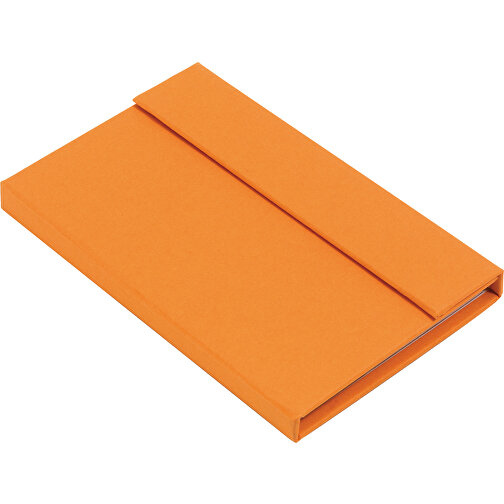 Notizbuch LITTLE NOTES , orange, Papier, 13,10cm x 1,40cm x 8,20cm (Länge x Höhe x Breite), Bild 1