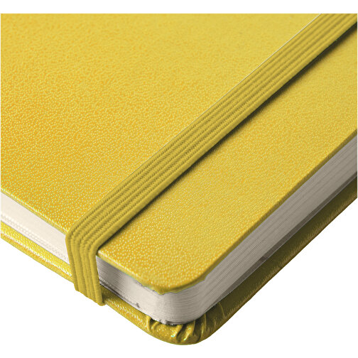 Classic A5 Hard Cover Notizbuch , gelb, Karton, Lederimitat Papier, 21,30cm x 1,50cm x 14,50cm (Länge x Höhe x Breite), Bild 7