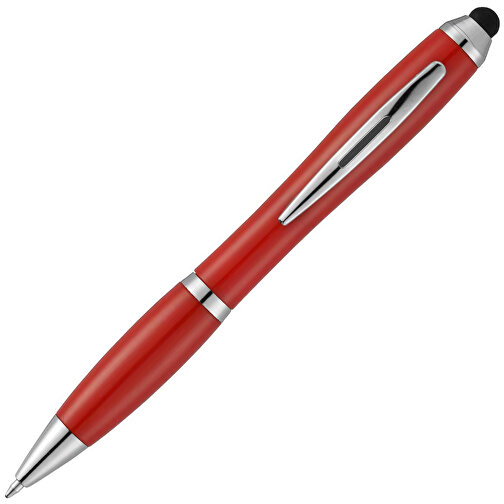 Nash Stylus Kugelschreiber Mit Farbigem Griff Und Schaft , rot, ABS Kunststoff, 13,70cm (Länge), Bild 2