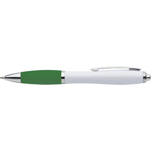 Kugelschreiber Aus Kunststoff Swansea , grün, ABS, Plastik, Metall, 14,20cm (Höhe), Bild 4