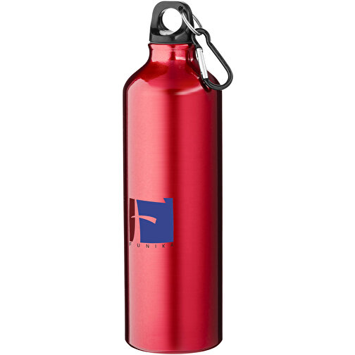 Oregon 770 Ml Aluminium Trinkflasche Mit Karabinerhaken , rot, Aluminium, 25,00cm (Höhe), Bild 2