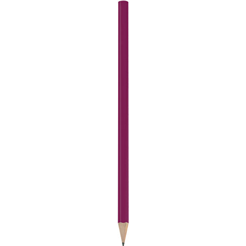 Bleistift, Lackiert, Rund , brombeere, Holz, 17,50cm x 0,70cm x 0,70cm (Länge x Höhe x Breite), Bild 1