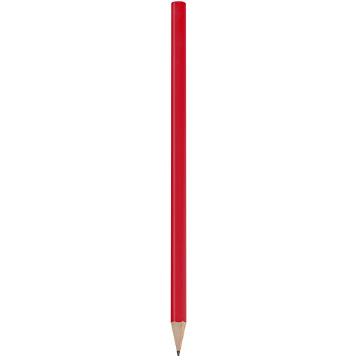 Bleistift, Lackiert, Rund , rot, Holz, 17,50cm x 0,70cm x 0,70cm (Länge x Höhe x Breite), Bild 1