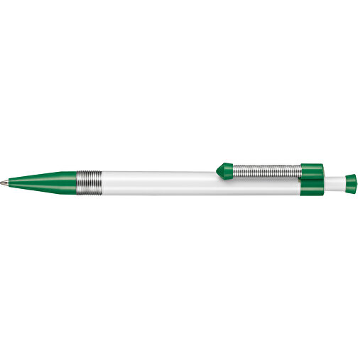 Kugelschreiber Spring SP , Ritter-Pen, minz-grün/weiss, ABS-Kunststoff, 14,10cm (Länge), Bild 3