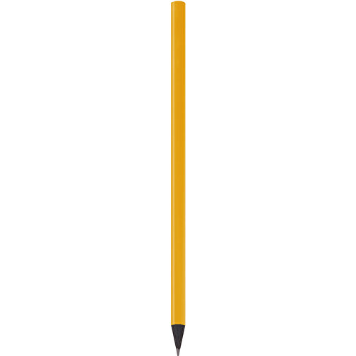 Schwarz Gefärbter Bleistift, Lackiert, Rund , ocker, Holz, 17,50cm x 0,70cm x 0,70cm (Länge x Höhe x Breite), Bild 1
