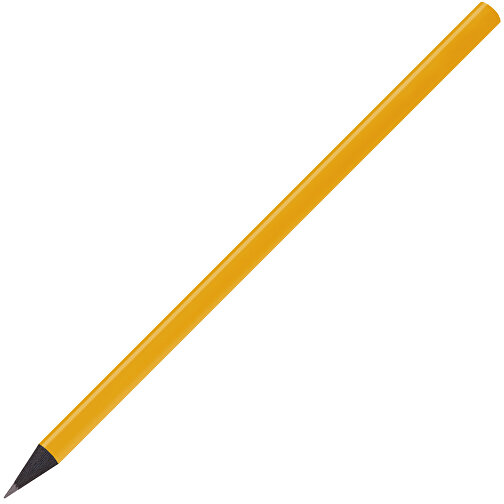 Schwarz Gefärbter Bleistift, Lackiert, Rund , ocker, Holz, 17,50cm x 0,70cm x 0,70cm (Länge x Höhe x Breite), Bild 2