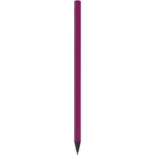 Schwarz Gefärbter Bleistift, Lackiert, Rund , brombeere, Holz, 17,50cm x 0,70cm x 0,70cm (Länge x Höhe x Breite), Bild 1