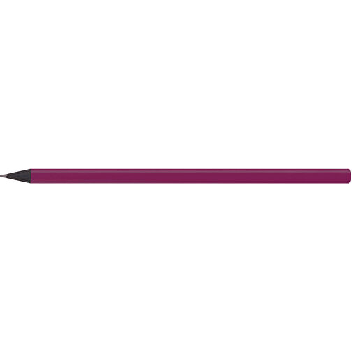 Schwarz Gefärbter Bleistift, Lackiert, Rund , brombeere, Holz, 17,50cm x 0,70cm x 0,70cm (Länge x Höhe x Breite), Bild 3