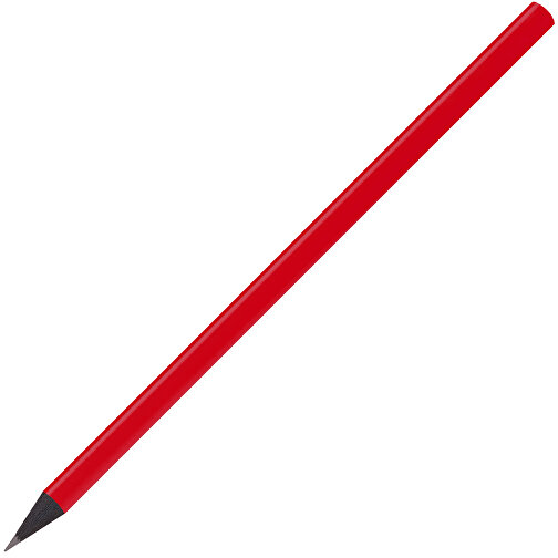 Schwarz Gefärbter Bleistift, Lackiert, Rund , rot, Holz, 17,50cm x 0,70cm x 0,70cm (Länge x Höhe x Breite), Bild 2