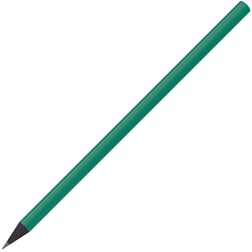 Schwarz Gefärbter Bleistift, Lackiert, Rund , grün, Holz, 17,50cm x 0,70cm x 0,70cm (Länge x Höhe x Breite), Bild 2