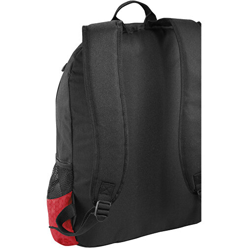 Benton 15' Laptop-Rucksack 15L , schwarz / rot, 600D Polyester, 32,00cm x 44,00cm x 13,00cm (Länge x Höhe x Breite), Bild 3
