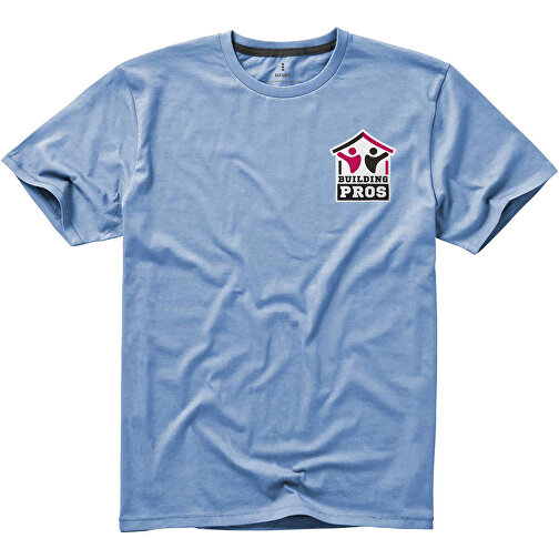 Nanaimo T-Shirt Für Herren , hellblau, Single jersey Strick 100% BCI Baumwolle, 160 g/m2, S, , Bild 2