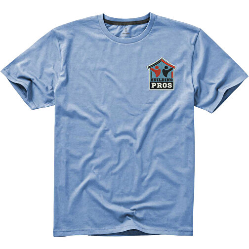 Nanaimo T-Shirt Für Herren , hellblau, Single jersey Strick 100% BCI Baumwolle, 160 g/m2, M, , Bild 4