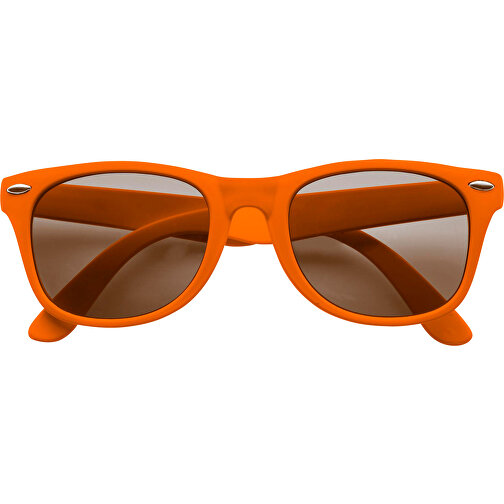 Sonnenbrille Aus Kunststoff Kenzie , orange, PVC, PC, 15,00cm x 4,60cm x 14,00cm (Länge x Höhe x Breite), Bild 1