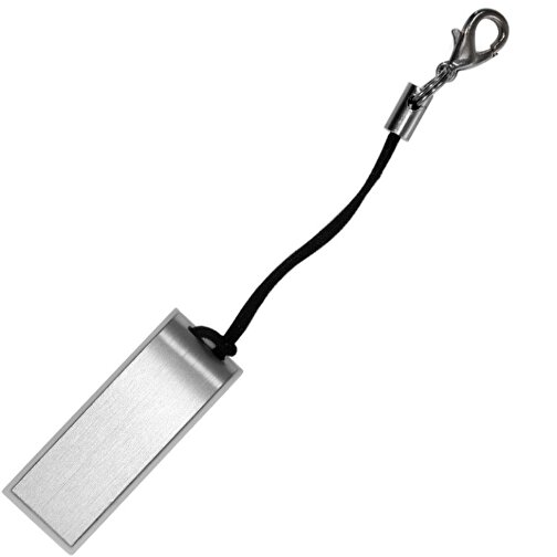 USB-Stick FACILE 2GB , Promo Effects MB , silber MB , 2 GB , Kunststoff / Aluminium MB , 3 - 10 MB/s MB , 3,30cm x 0,50cm x 1,20cm (Länge x Höhe x Breite), Bild 2