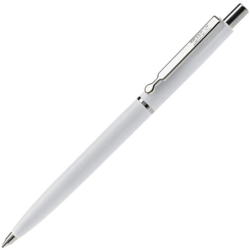 Kugelschreiber 925 , weiß, ABS, 13,40cm (Länge), Bild 2