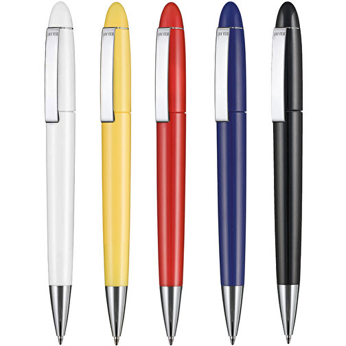 Kugelschreiber HAVANA , Ritter-Pen, signalrot, ABS, Metall, 14,30cm (Länge), Bild 4