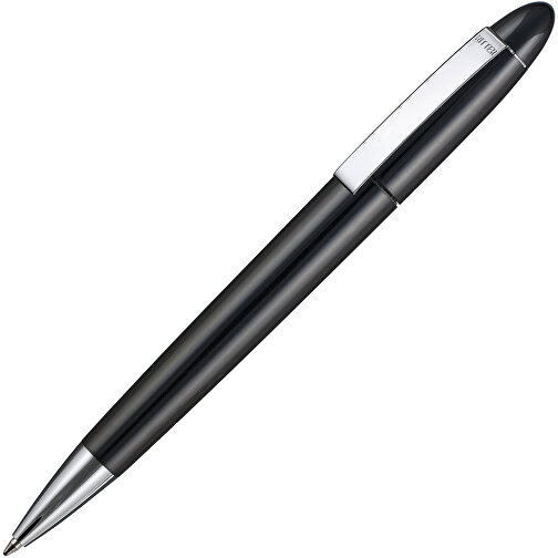 Kugelschreiber HAVANA , Ritter-Pen, schwarz, ABS, Metall, 14,30cm (Länge), Bild 2